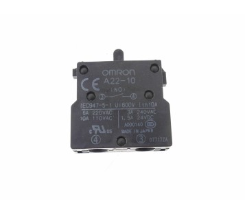 OMRON A22-10 A2210 NO CONTACT BLOCK ! NEW !