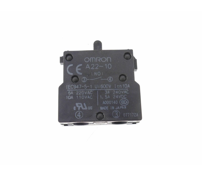 OMRON A22-10 A2210 NO CONTACT BLOCK ! NEW !