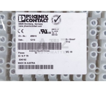 PHOENIX CONTACT AWG10-6 3240182 EC16PTR Barrier Terminal Blocks! 10PCS ! ! NEW !