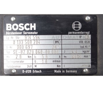 BOSCH SE-B2.020.060-00.000 SEB202006000000 104914594 + 426E.006-1000