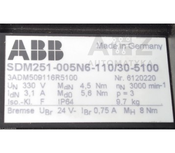ABB SDM251-005N6-110/30-5100 SDM251005N6110305100  3ADM509116R5100 ! NEW !