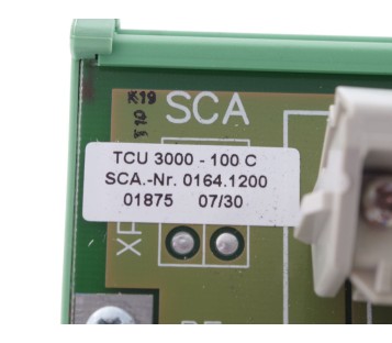 SCA TCU3000-100 TCU3000100 REV.C NR. 0164.1200 