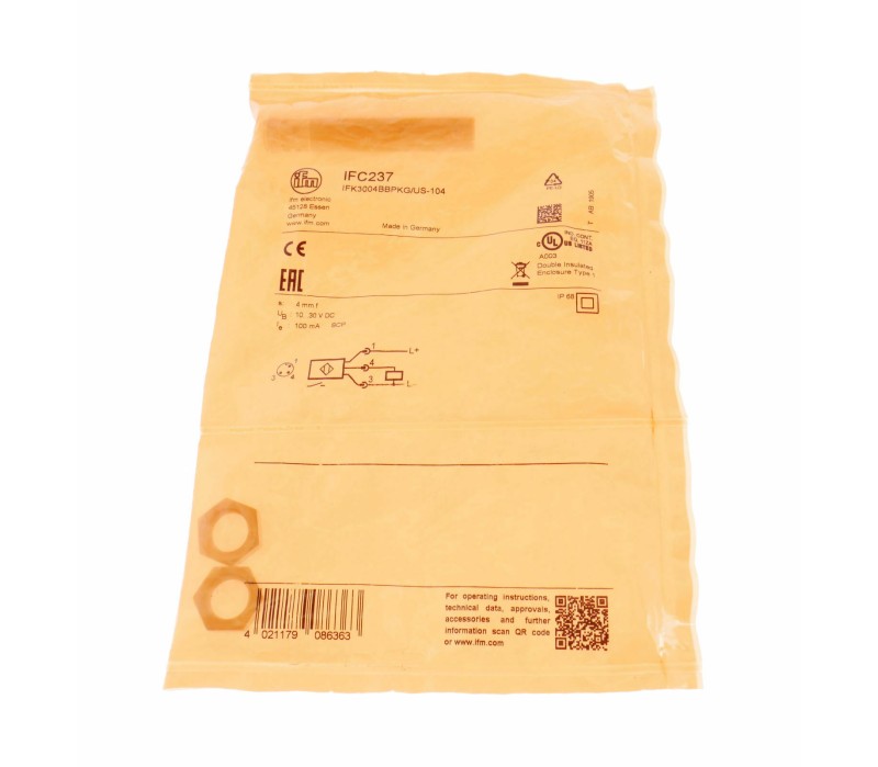 IFM IFC237 IFK3004BBPKG/US-104 IFK3004BBPKGUS104 ! NEW !