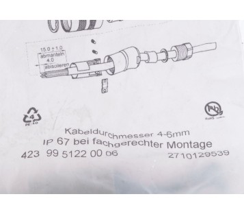 BINDER  423 99 5122 00 06 4239951220006  2710129539 