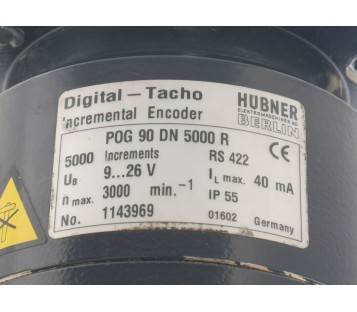 HUBNER POG 90 DN 5000 R  OG 9 D 500 POG90DN5000R