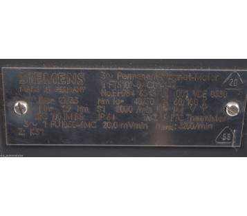SIEMENS 1FT5102-0AC01-2-Z 1FT51020AC012Z