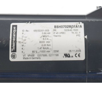 TELEMECANIQUE BSH0702M01A1A 65032201-003 65032201003 