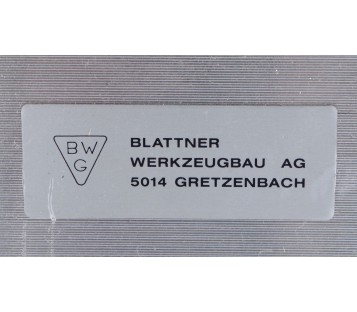 BWG BLATTNER WERKZEUGBAU AG PRESS UNIT