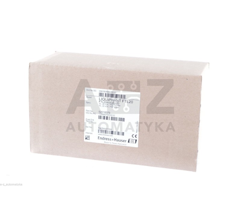 ENDRESS + HAUSER LIQUIPHANT FTL20 FTL20H-0GEJ2D FTL20H0GEJ2D 52018579 ! NEW !