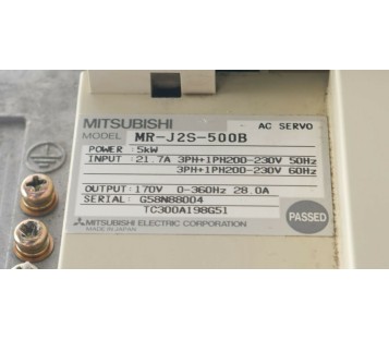 MITSUBISHI MR-J2S-500B MRJ2S500B AC SERVO