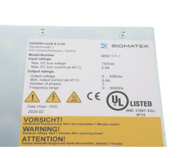 SIGMATEK MDD111-1 MDD1111 09-404-111-1 ! NEW ! 