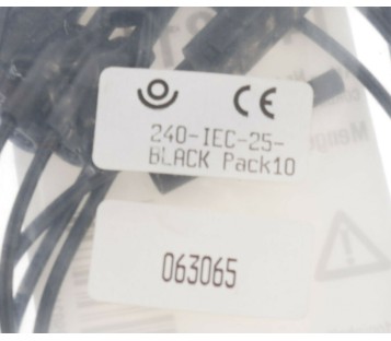 240-IEC-25-BLACK PACK 10 Stacking Banana Plugs Patch Lead ! 10PCS ! NEW ! 