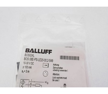 BALLUFF BOS024L BOS08E-PS-LE20-00,2-S49  BOS08EPSLE20002S49 ! NEW !