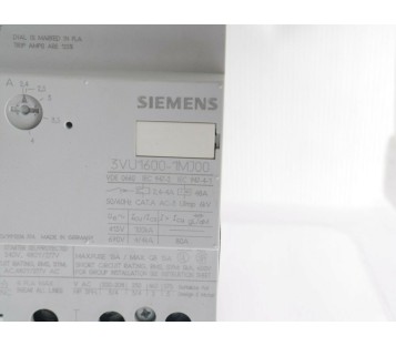 SIEMENS 3VU1600-1MJ00 2VU16001MJ00 ! NEW ! 