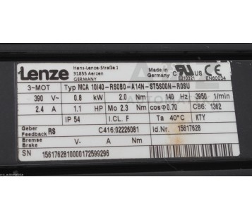 LENZE MCA 10I40-RS0B0-A14N-ST5S00N-R0SU  10I40RS0B0A14NST5S00NR0SU 