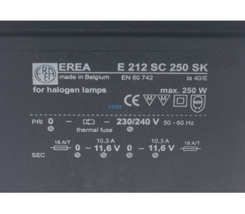 ERAE E 212 SC 250 SK E212SC250SK 1522 Transformer ! NEW !