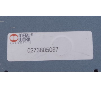 METAL WORK PNEUMATIC 0273805087  VALVE END PLATE