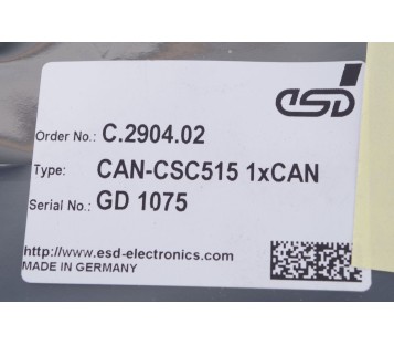 CAN - S5-PLC Interface Module C.2904.02 C290402 CAN-CSC515 CANCSC515 1XC ! NEW !