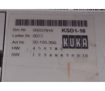 KUKA E93DA552I4B531  DC 0-585V 9,8A / 0-480AC 8,0A 0-480Hz LENZE KSD1-16
