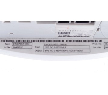 KUKA E93DA552I4B531  DC 0-585V 9,8A / 0-480AC 8,0A 0-480Hz LENZE KSD1-16