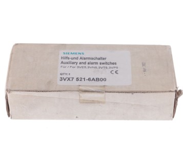 SIEMENS 3VX7521-6AB00 3VX75216AB00 ALARM SWITCHES FOR 3VE5 3VN5 3VT53VP5 ! NEW !