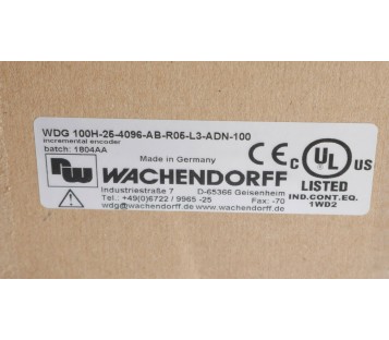 WACHENDORFF WDG 100H-25-4096-AB-R05-L3-ADN-100  ! NEW !
