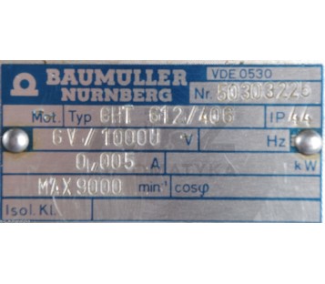 BAUMULLER GHT 612/406 GHT612406 GDM160D  GDM-160-D