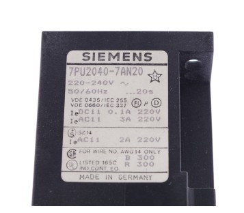 SIMENES 7PU20 7PU2040-7AN20 7PU20407AN20 ! NEW !
