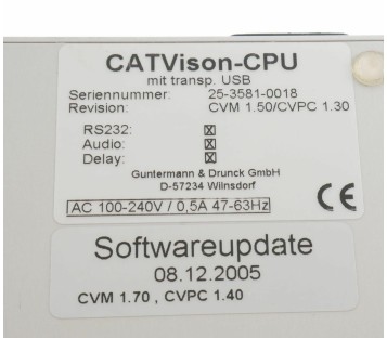 G&D CAT VISON-CPU CATVISON-CPU