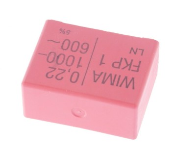 WIMA FKP1 220nF 0.22uF 1000VDC 600VAC 5% ! 10PCS ! NEW ! 