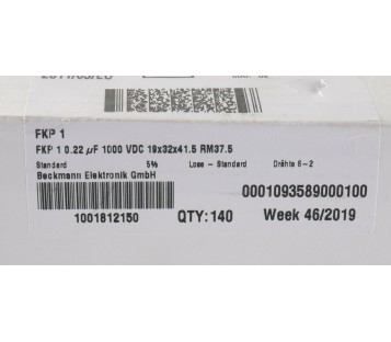 WIMA FKP1 220nF 0.22uF 1000VDC 600VAC 5% ! 10PCS ! NEW ! 