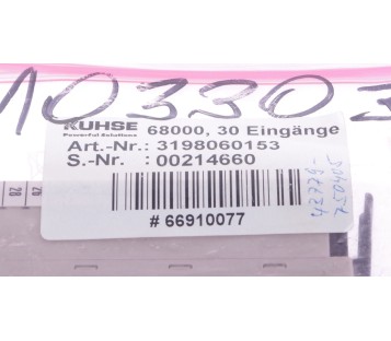 KUHSE 6800 30 EINGANGE 3198060153 ! NEW !