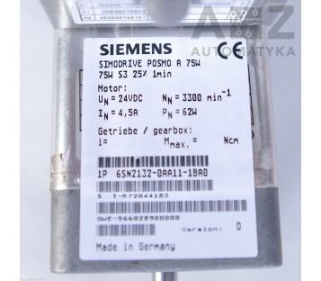 SIEMENS POSMO 6SN2132-0AA11-1BA0  ( 6SN21320AA111BA0 )