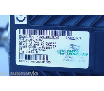 CONTROL TECHNIQUES UNIMOTOR UM 142UMD400HSJWE