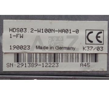 REXROTH INDRAMAT HDS03.2-W100N-HA01-0 HDS032W100NHA010 