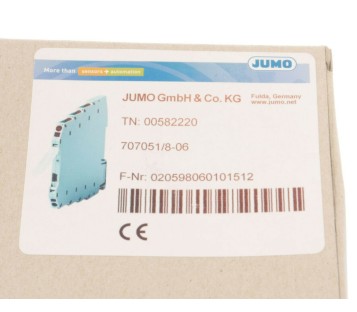 JUMO 00582220 707051/8-06 707051806 0205980601015120039  ! NEW ! 