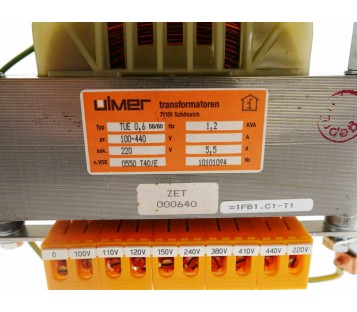 ULMER TUE 0,6 50/60 TUE06 100-400V 1,2KVA 220V 5,5A 10101094