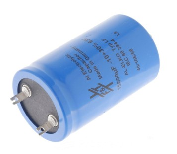 F&T 15000UF CAPACITOR -10+30% 63V AL.-ELKO TYP LF ! 2PCS ! NEW ! 