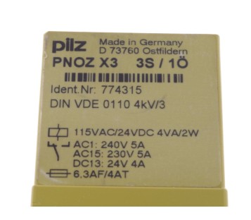 PILZ PNOZ X3 PNOZX3  774315 