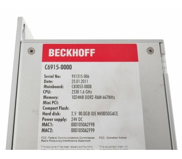 BECKHOFF C6915-0000 C69150000