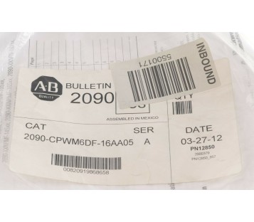 ALLEN BRADLEY 2090-CPWM6DF-16AA05 2090CPWM6DF16AA05  ! NEW ! 