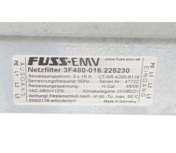 FUSS-EMV 3F480-016.225230 3F480016225230 
