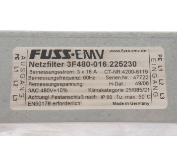 FUSS-EMV 3F480-016.225230 3F480016225230 