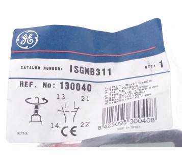 GE GENERAL ELECTRIC LIMIT SWITCHES ISGMB311 130040 ! NEW !
