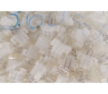 TE Connectivity 1586043-4 Connector Header Through Hole Right Angle 4pin !360PCS