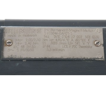 SIEMENS 1FT5046-0AF01-1 1FT50460AF011  