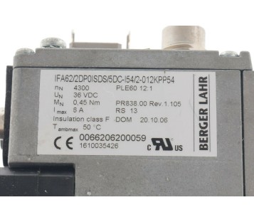 BERGER LAHR IFA62/2DP0ISDS/5DC-I54/2-012KPP54 