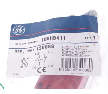 GE GENERAL ELECTRIC LIMIT SWITCHES IUGHB411 130088  ! NEW !