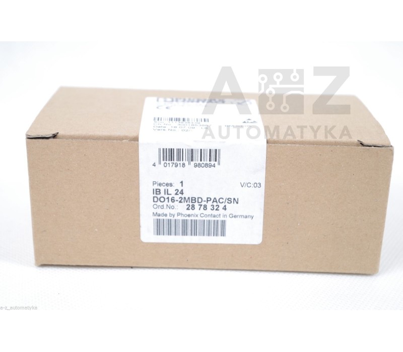 PHOENIX CONTACT IB IL 24 DO16-2MBD-PAC/SN IBIL24 DO162MBDPACSN 2878324 ! NEW !