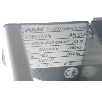 AMK AN 20F AN20F AMKASYN NEOZED D02 35A/400VAC